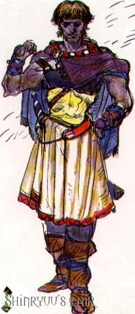 Yoshitaka Amano — Le Guerrier de la Lumière — Final Fantasy II