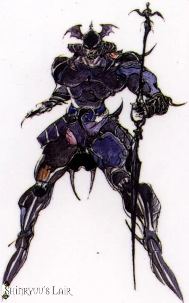 Yoshitaka Amano — Palatinus, Warrior of the Night — Final Fantasy II