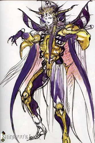 Yoshitaka Amano — Palatinus, le Guerrier Céleste — Final Fantasy II