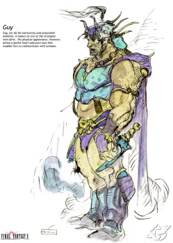 Yoshitaka Amano — Guy, guerrier mystérieux