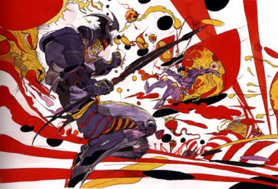Yoshitaka Amano — Le Guerrier de L'ombre