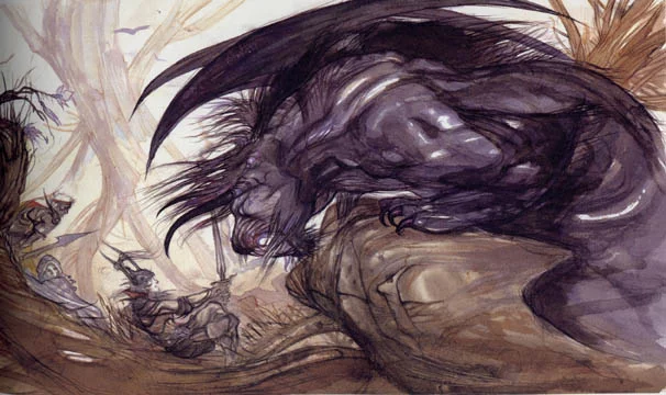 Yoshitaka Amano — Le démon des ténèbres — Final Fantasy III