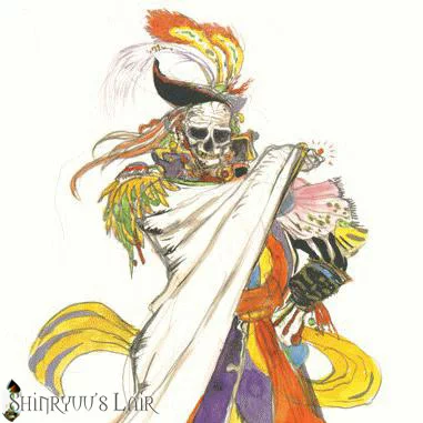 Yoshitaka Amano — Final Fantasy III - Shina — Final Fantasy III
