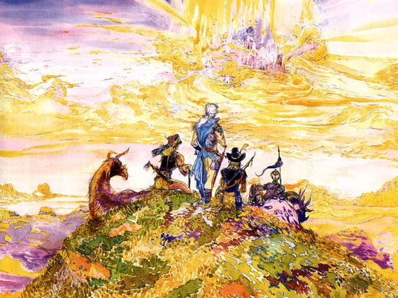Yoshitaka Amano — Final Fantasy III 15 — Final Fantasy III