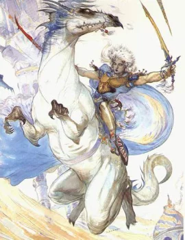 Yoshitaka Amano — Ciel et Chevalier Blanc