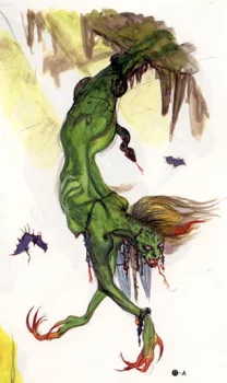 Yoshitaka Amano — La Danseuse Verte de la Nuit