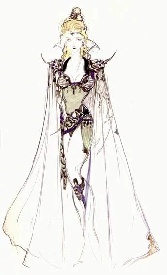 Yoshitaka Amano — Final Fantasy IV 15 — Final Fantasy IV