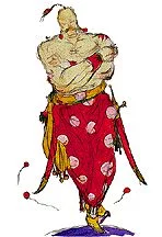 Yoshitaka Amano — César, le lutteur de choc