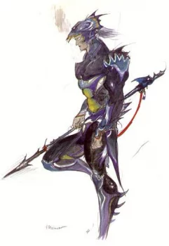 Yoshitaka Amano — Le Guerrier de la Nuit Éternelle