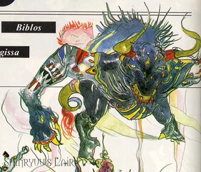 Yoshitaka Amano — The Mythical Monster of Final Fantasy V — Final Fantasy V
