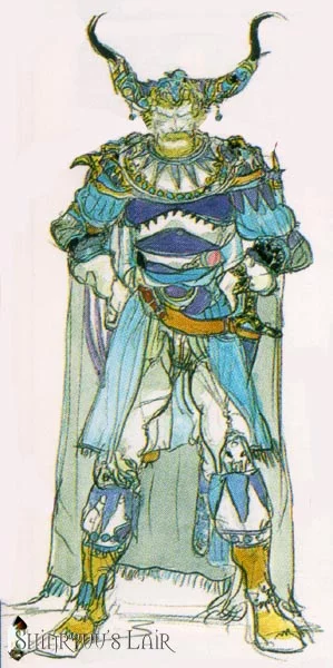 Yoshitaka Amano — Galerie Final Fantasy V, illustration d'Amano — Final Fantasy V