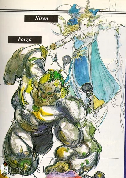 Yoshitaka Amano — Siren et Forza, duo mythique — Final Fantasy V