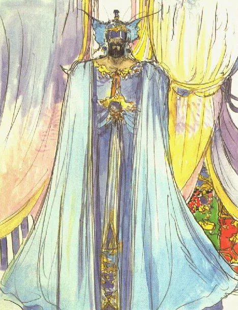 Yoshitaka Amano — Roi des Guerriers de la Lumière — Final Fantasy V