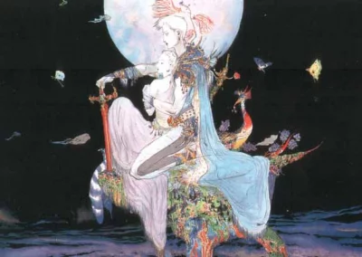 Yoshitaka Amano — La Lunatique et l'Oiseau Céleste