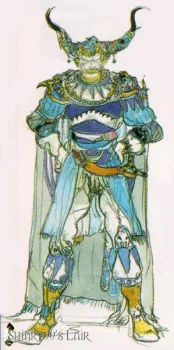 Yoshitaka Amano — Galerie Final Fantasy V, illustration d'Amano