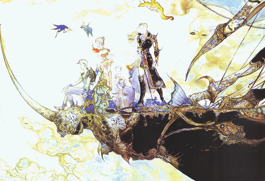 Yoshitaka Amano — Les Héros de la Légende — Final Fantasy V