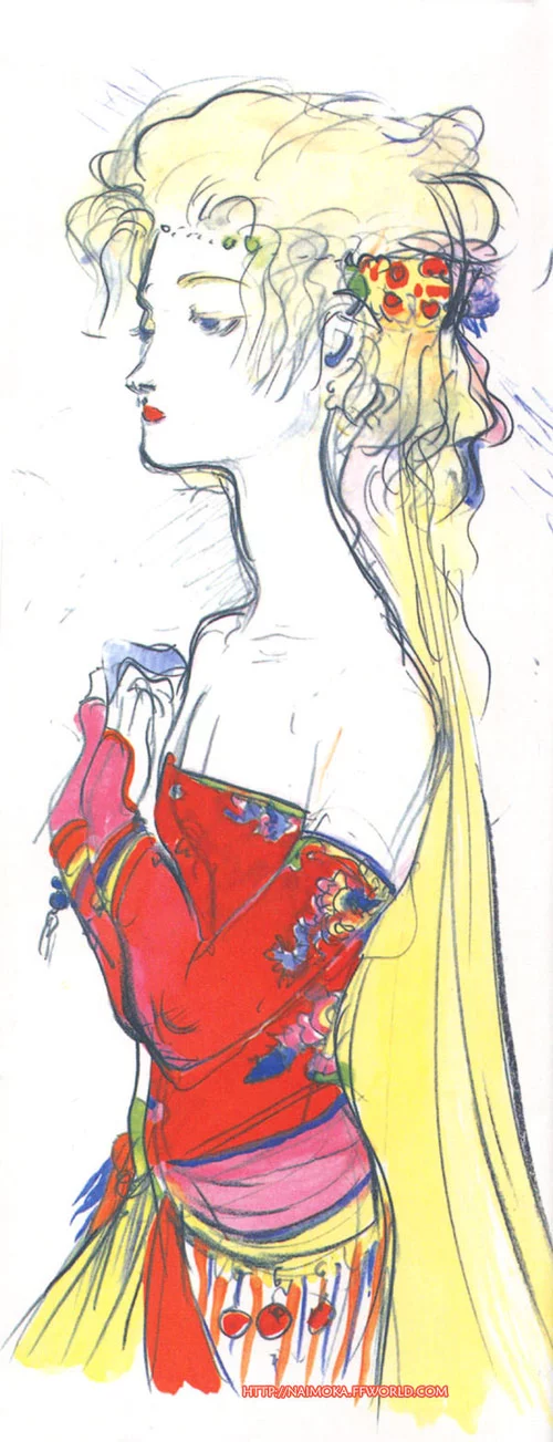 Yoshitaka Amano — Cocoon de la Lumière — Final Fantasy VI