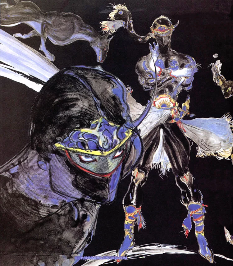 Yoshitaka Amano — Kefka, Lord of Darkness — Final Fantasy VI