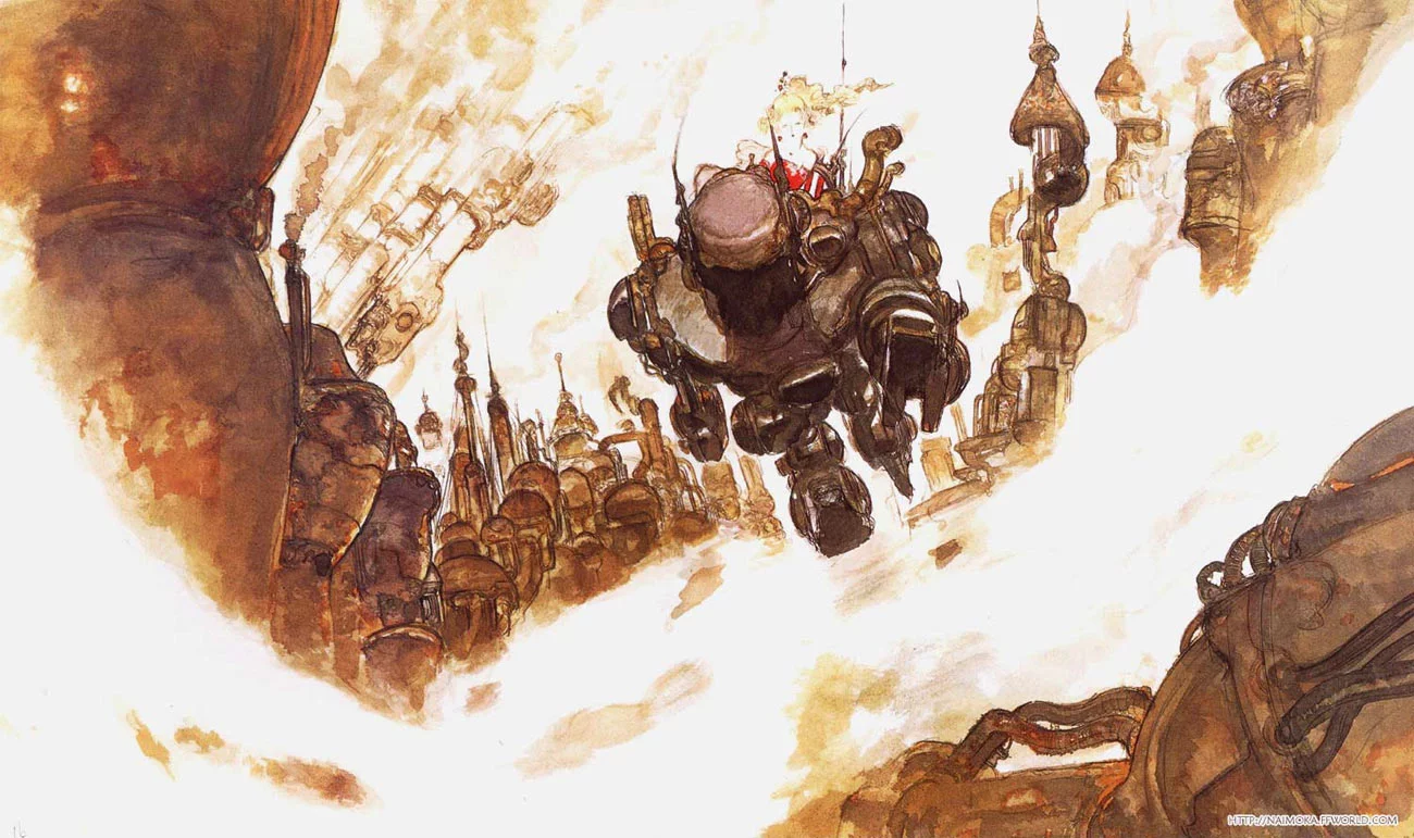 Yoshitaka Amano — La Fuite de Kefka — Final Fantasy VI