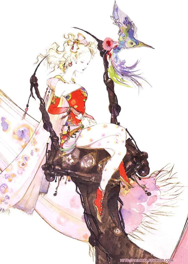 Yoshitaka Amano — Cydonia, Queen of the Skies — Final Fantasy VI