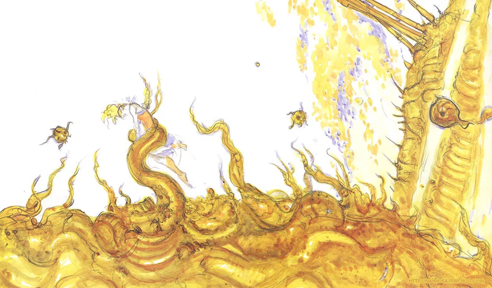 Yoshitaka Amano — Le Trône de la Lumière Éternelle — Final Fantasy VI