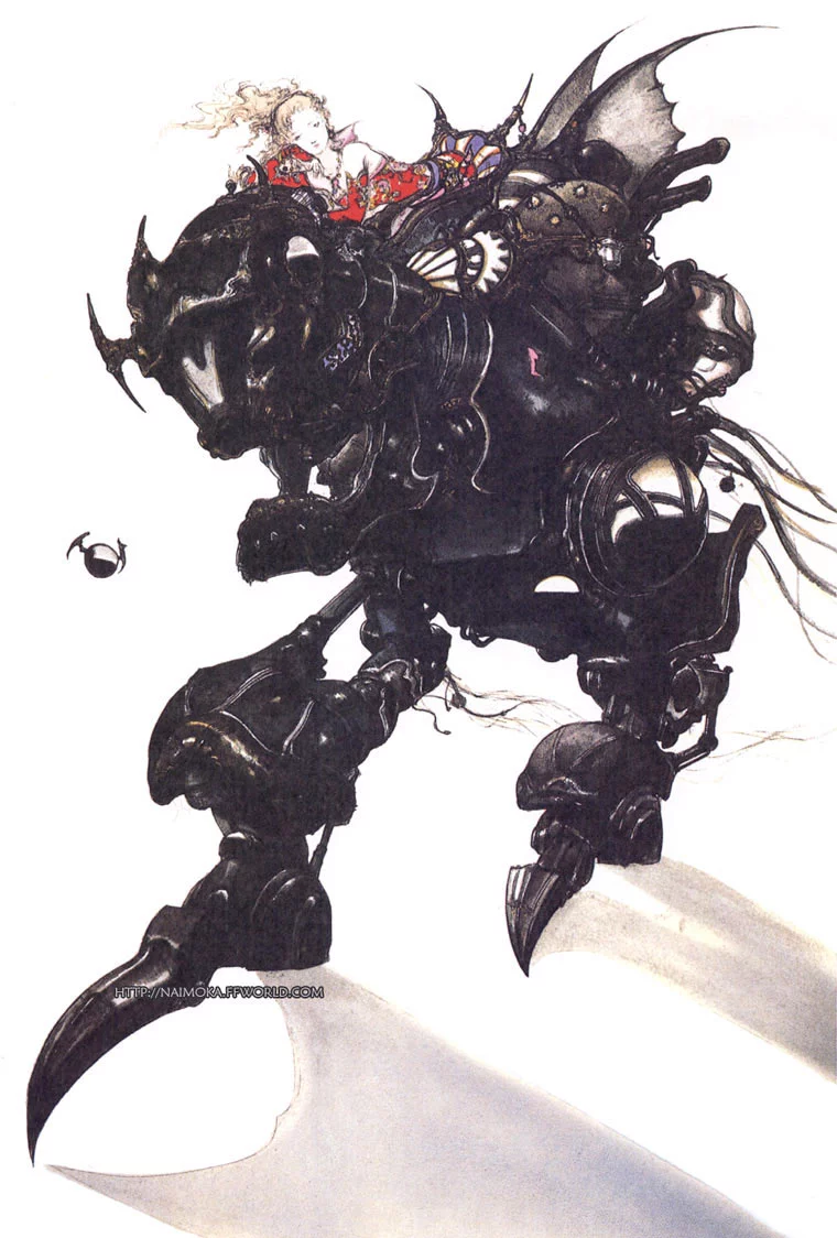 Yoshitaka Amano — Kefka, seigneur des ténèbres — Final Fantasy VI