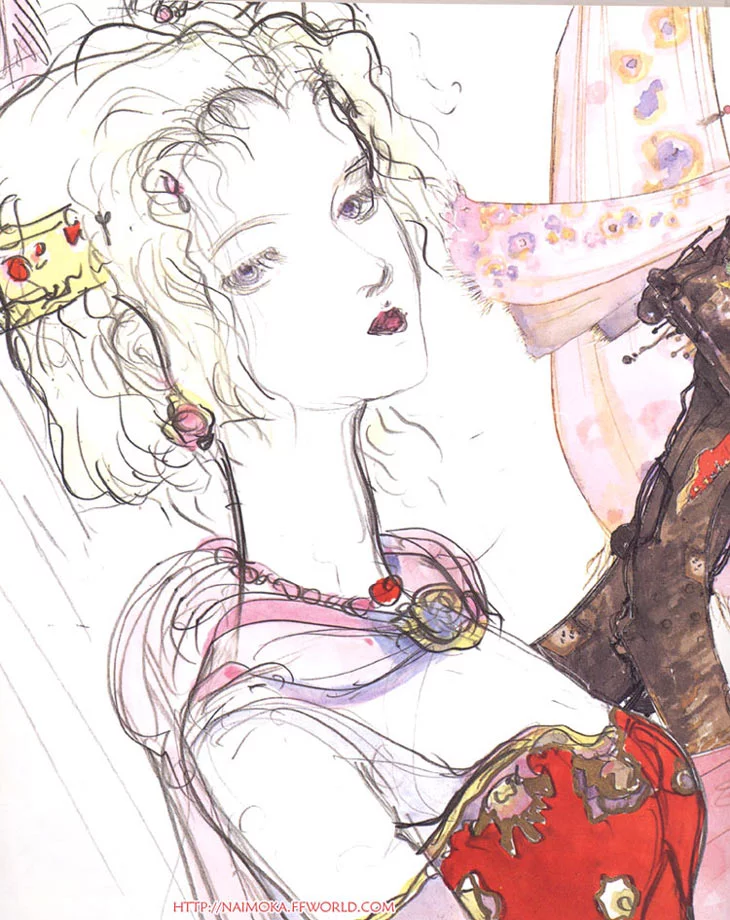Yoshitaka Amano — The Queen of Magic — Final Fantasy VI