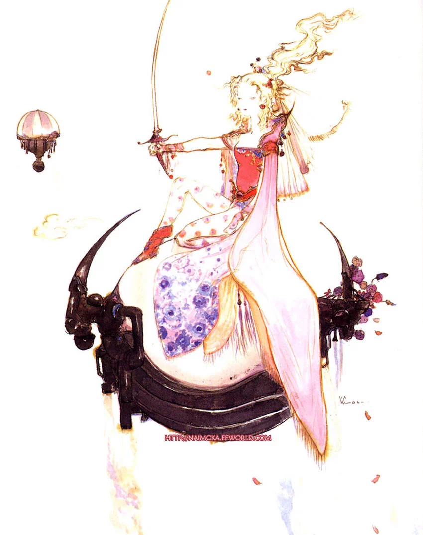 Yoshitaka Amano — Celestial Archer — Final Fantasy VI