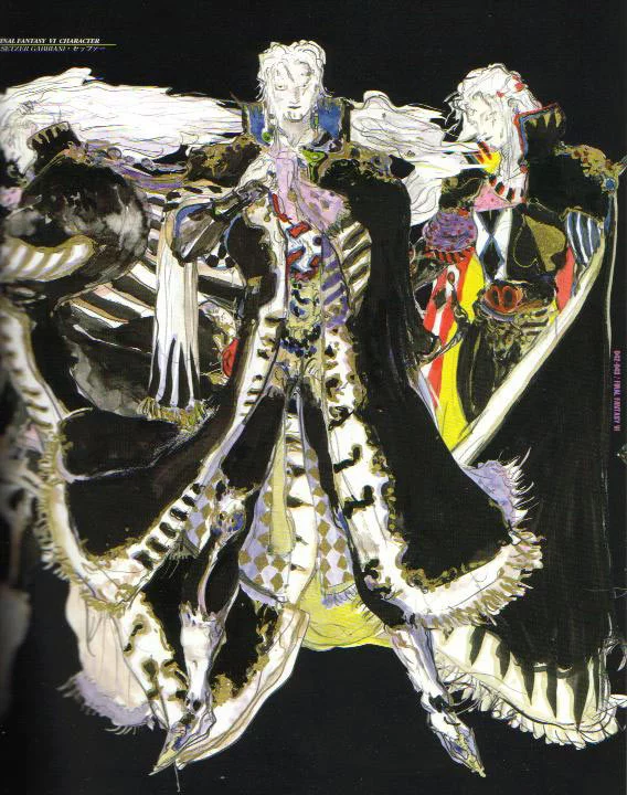 Yoshitaka Amano — Kefka, Lord of Darkness — Final Fantasy VI