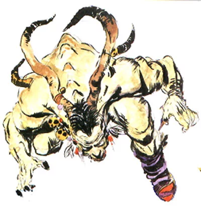 Yoshitaka Amano — Kefka, seigneur des enfers — Final Fantasy VI