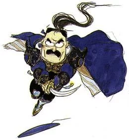 Yoshitaka Amano — Kefka, le sorcier déchu — Final Fantasy VI