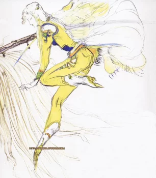 Yoshitaka Amano — Cydonia, la Guerrière Divine
