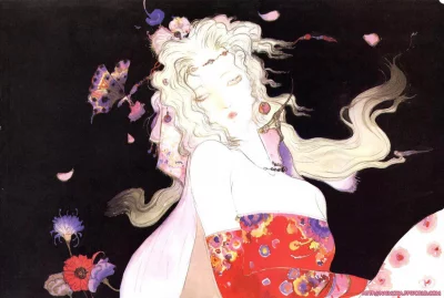 Yoshitaka Amano — La Reine des Fleurs