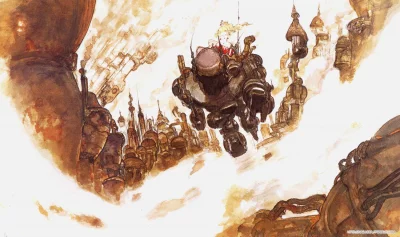 Yoshitaka Amano — La Fuite de Kefka