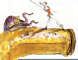 Yoshitaka Amano — Kefka et l'Octopus Géant