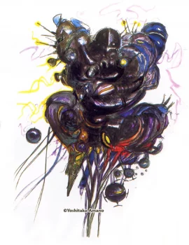 Yoshitaka Amano — Le Kefka démoniaque