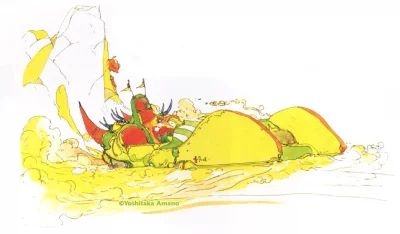 Yoshitaka Amano — Kefka, maître de la tempête