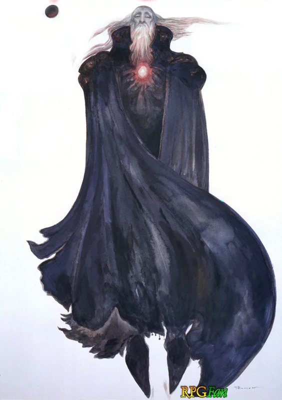 Yoshitaka Amano — Le Roi des Ténèbres Éternel — Final Fantasy IX