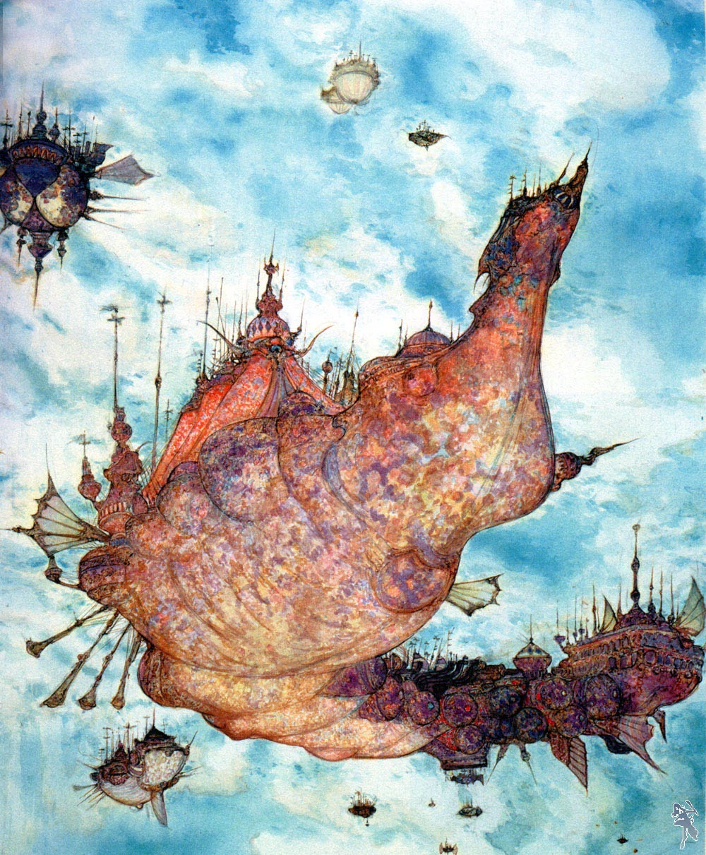 Yoshitaka Amano — Final Fantasy IX 26 — Final Fantasy IX