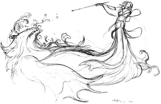 Yoshitaka Amano — Final Fantasy X 05 — Final Fantasy X