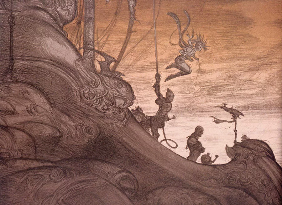 Yoshitaka Amano — Final Fantasy X 14 — Final Fantasy X