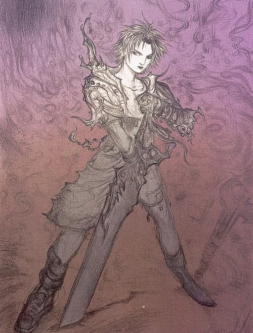 Yoshitaka Amano — Final Fantasy X 28 — Final Fantasy X