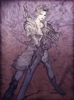 Yoshitaka Amano — Tidus, le héros de Spira