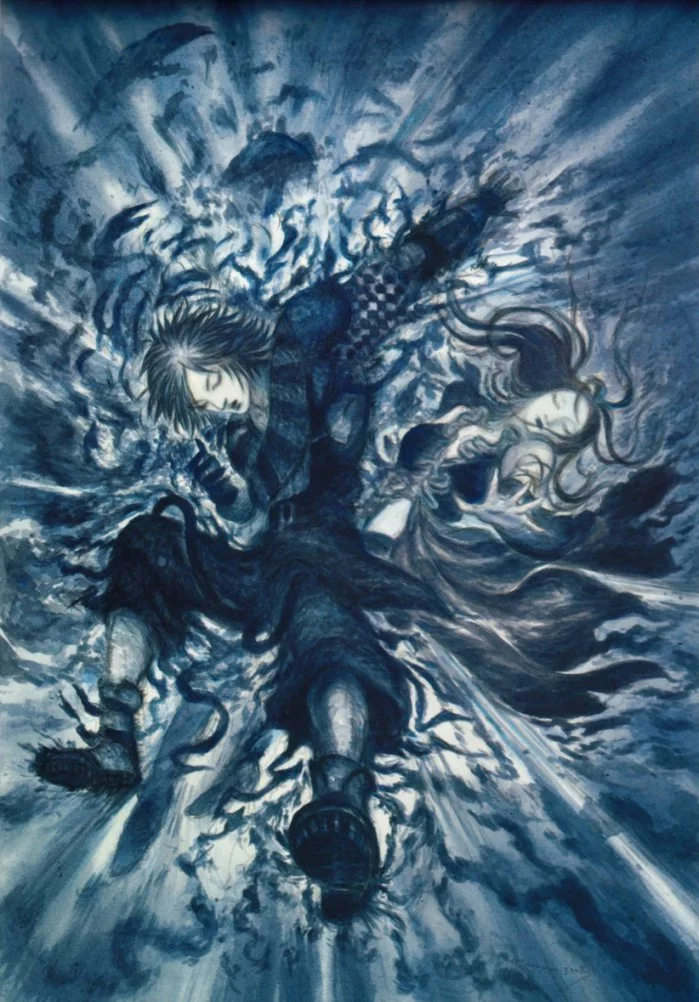 Yoshitaka Amano — Danseuses de la Lumière Éternelle — Final Fantasy X-2