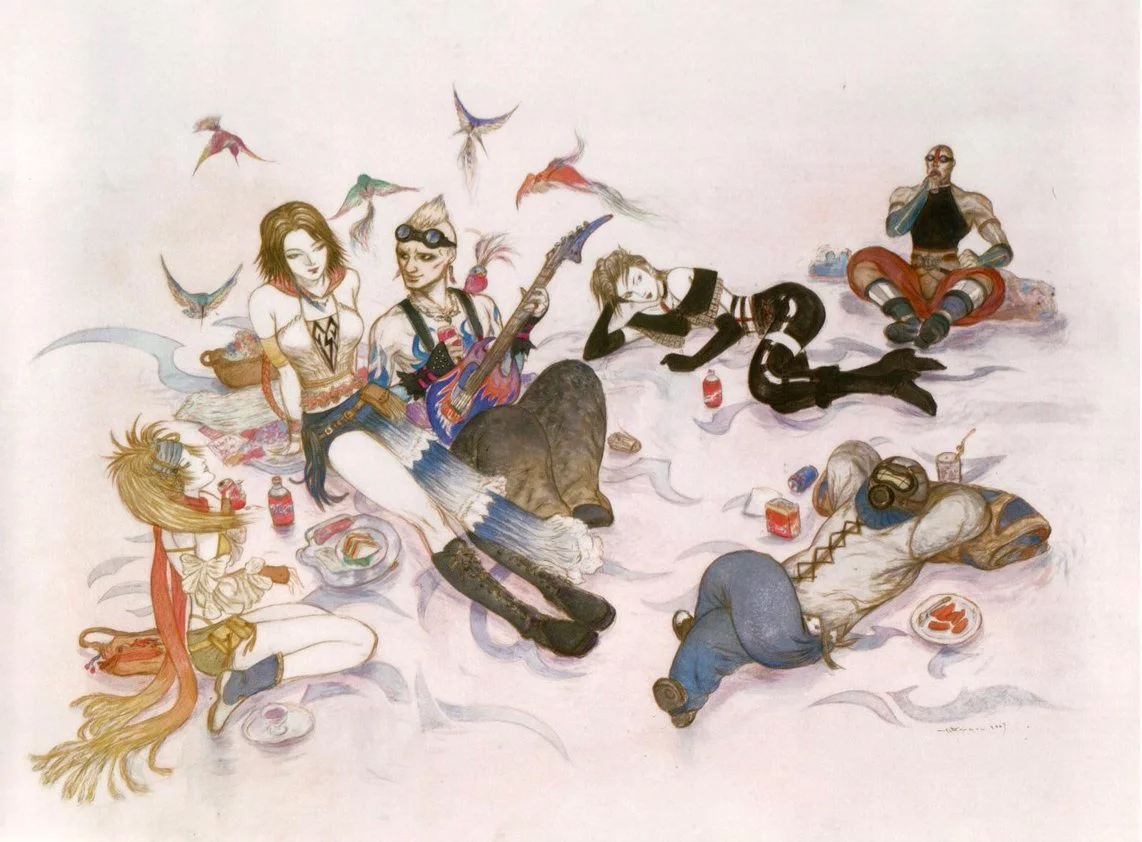 Yoshitaka Amano — Les sphères de la Sérénité — Final Fantasy X-2