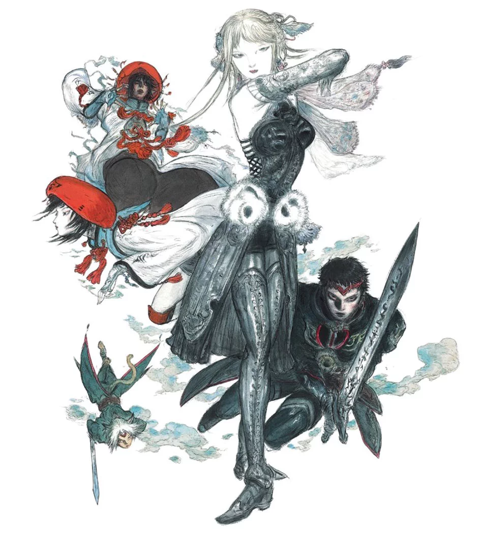 Yoshitaka Amano — Eternal Light Warriors — Final Fantasy XI