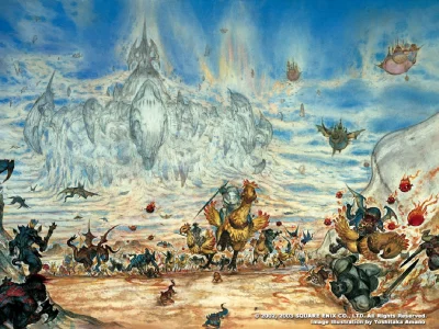 Yoshitaka Amano — Eternal Ice Heavenly Battle