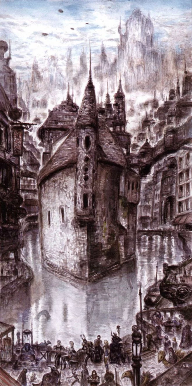 Yoshitaka Amano — The City of Dreams — Final Fantasy XII