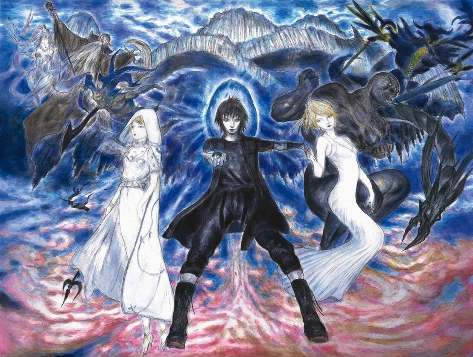 Yoshitaka Amano — Noctis' Ethereal Dream — Final Fantasy XV