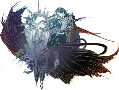 Yoshitaka Amano — Lunafreya et Noctis, au zénith